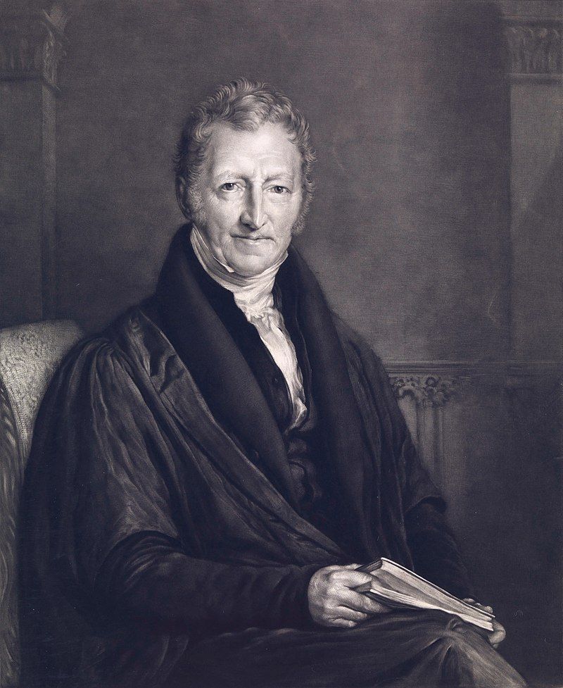 Malthus - By John Linnell - Wikipedia Commons